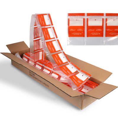 کیفیت  Autobag Mahcine 0.05MM Ldpe Sidepouch With Ziplock کارخانه