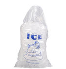 کیسه های یخی پلاستیکی 10LBS 20LBS LDPE با آرم مخصوص مشتری