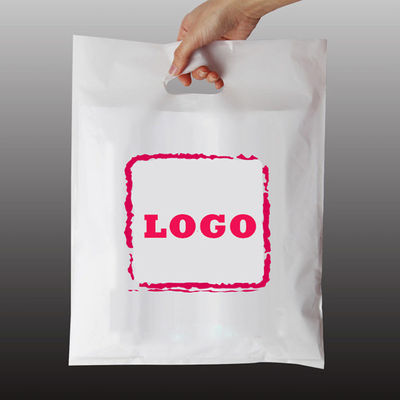 کیفیت  OEM LDPE HDPE Poly Plastic Bag For Clothes Handle Shopping Bags کارخانه