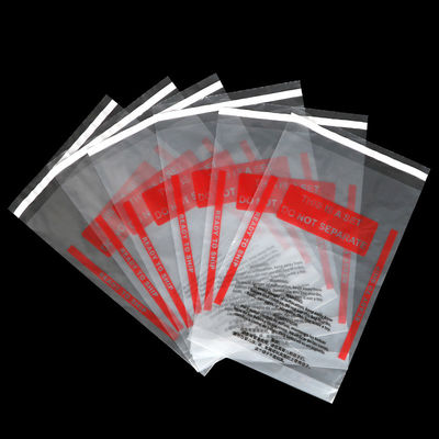 کیسه های پلاستیکی خود چسبنده LDPE 40 میکرونی با هشدار خفگی